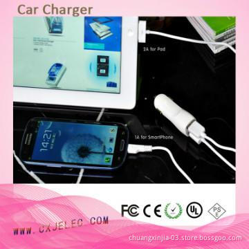 iPhone car charger USB Auto Adapter 1A&2A output